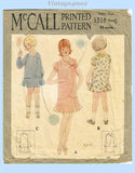 McCall 5518: 1920s Sweet Toddler Girls Party Dress Sz 6 Vintage Sewing Pattern