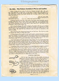 McCall Kaumagraph Embroidery Transfer 553 Envelope Back