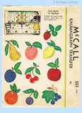 McCall Kaumagraph Embroidery Transfer 553 Envelope Front