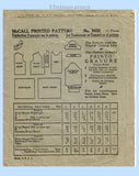 McCall Pattern 5652 Envelope Back