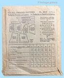 1930s Vintage McCall Sewing Pattern 5818 Stunning Misses Step In Combination Sz 36 B