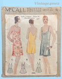 1930s Vintage McCall Sewing Pattern 5818 Stunning Misses Step In Combination Sz 36 B