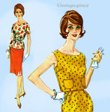 McCall 5823: 1960s Uncut Misses Easy Separates Sz 37.5 B Vintage Sewing Pattern