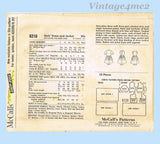 1960s Vintage McCalls Sewing Pattern 6210 Cute Helen Lee Girls Dress Size 8