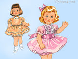 1960s Vintage McCalls Pattern 6465 Darling Chatty Cathy 19-20 Inch Doll Clothes
