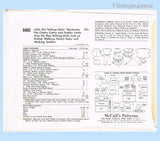 1960s Vintage McCalls Pattern 6465 Darling Chatty Cathy 19-20 Inch Doll Clothes