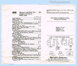 McCall 6559: Slipper Wardrobe 7 Styles. Complete Hard to Find 3 sizes