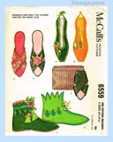 McCall 6559: Slipper Wardrobe 7 Styles. Complete Hard to Find 3 sizes