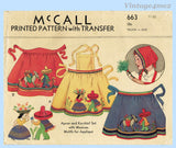 McCall Pattern and Transfer 663 Envelope Front