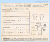 McCall's Pattern 6749 Envelope Back