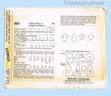 1960s Vintage McCalls Sewing Pattern 6937 Cute Helen Lee Girls Jumper Dress Sz6