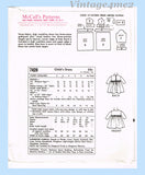 1960s Vintage McCalls Sewing Pattern 7240 Cute Helen Lee Toddler Girls Dress Sz 6