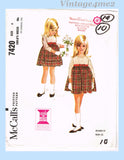 1960s Vintage McCalls Sewing Pattern 7240 Cute Helen Lee Toddler Girls Dress Sz 6
