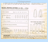 McCall Pattern 7360 Envelope Back