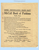1910s McCall Kaumagraph Embroidery Transfer 757 Uncut Flower Basket Quilt Motifs