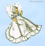 1960s Vintage McCall Sewing Pattern 7718 Old World Christening Dress Layette