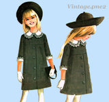 1960s Vintage McCalls Sewing Pattern 7929 Sweet Designer Helen Lee Girls Dress