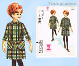 1960s Vintage McCalls Sewing Pattern 7949 Sweet Helen Lee Girls Dress Size 10