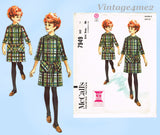 1960s Vintage McCalls Sewing Pattern 7949 Sweet Helen Lee Girls Dress Size 10