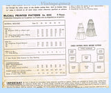 McCall's Pattern 8050 Envelope Back