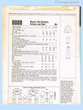 McCall's Pattern 8088 Envelope Back