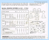 McCall's Pattern 8167 Envelope Back