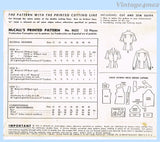 McCall's Pattern 8622 Envelope Back