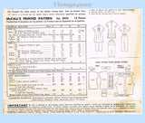 McCall's Pattern 8820 Envelope Back