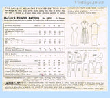 1950s Vintage McCalls Sewing Pattern 8892 Misses Maternity Dress Sz 32 Bust