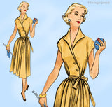 1950s Vintage McCalls Sewing Pattern 8892 Misses Maternity Dress Sz 32 Bust
