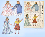 1940s Vintage McCall Sewing Pattern 918 Rare WWII 22 Inch Movie Doll Clothes