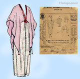 McCall 9232: 1910s Misses Edwardian Negligee Sz 38-40B Vintage Sewing Pattern