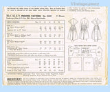 McCall's Pattern 9439 Envelope Back