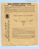 McCall Kaumagraph Embroidery Transfer 974 Envelope Front