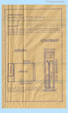 1950s Vintage McCall Sewing Pattern Quaker Oats Party Apron Fits All Luis Estevez