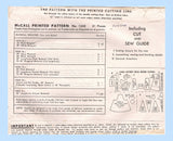 1950s Vintage McCall Sewing Pattern 1550 Uncut Misses Scrap Fabric Apron