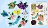 1940s Vintage McCall 1246 Fabric Flower Pattern for Dress Material Uncut Rare