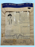 1950s Modes Royale Vintage Sewing Pattern D-102 Misses Street Dress Sz 32 Bust