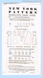 1950s Vintage New York Sewing Pattern 1081 Uncut Misses Wrap Around Brunch Coat 36B