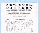New York Pattern 1155 Pattern Piece Layout