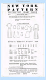 New York Pattern 1155 Envelope Back