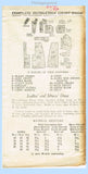 New York 1283: 1930s Darling Uncut Misses Tailored Dress 34B Vintage Sewing Pattern