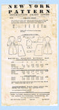 New York Pattern 1398 Envelope Back