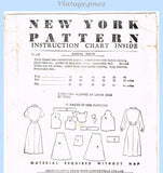 New York Pattern 1465 Pattern Piece Layout