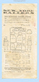 New York 1929: 1940s Baby Girls Dress Sz 6 Months Vintage Sewing Pattern