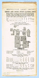 New York 206: 1930s Uncut Misses Slender Dress Sz 36 B Vintage Sewing Pattern