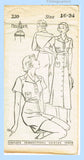 New York 220: 1930s Uncut Misses Sports Ensemble 34 B Vintage Sewing Pattern
