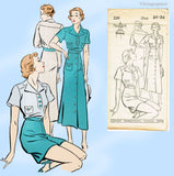 New York 220: 1930s Uncut Misses Sports Ensemble 34 B Vintage Sewing Pattern