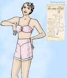 New York 567: 1930s Rare Uncut Misses 2 PC Dance Set 38 B Vintage Sewing Pattern