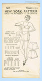 New York 567: 1930s Rare Uncut Misses 2 PC Dance Set 38 B Vintage Sewing Pattern